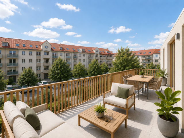 Tout à pied à Neudorf ! superbe T3 neuf avec terrasse — photo du bien