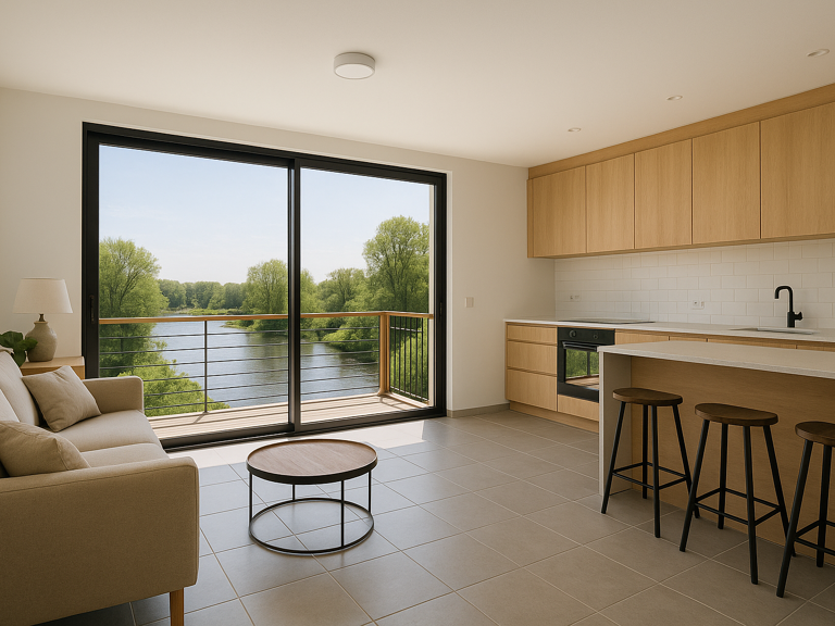 3P LUMINEUX avec TERRASSE 13 m² - Au bord de la Bruche — photo 1