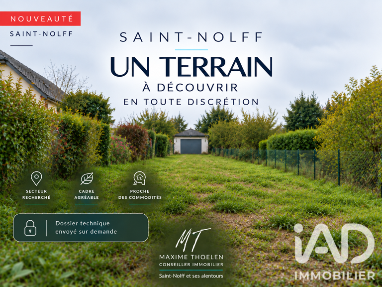Vente Terrain à bâtir 380 m&sup2; — photo 1