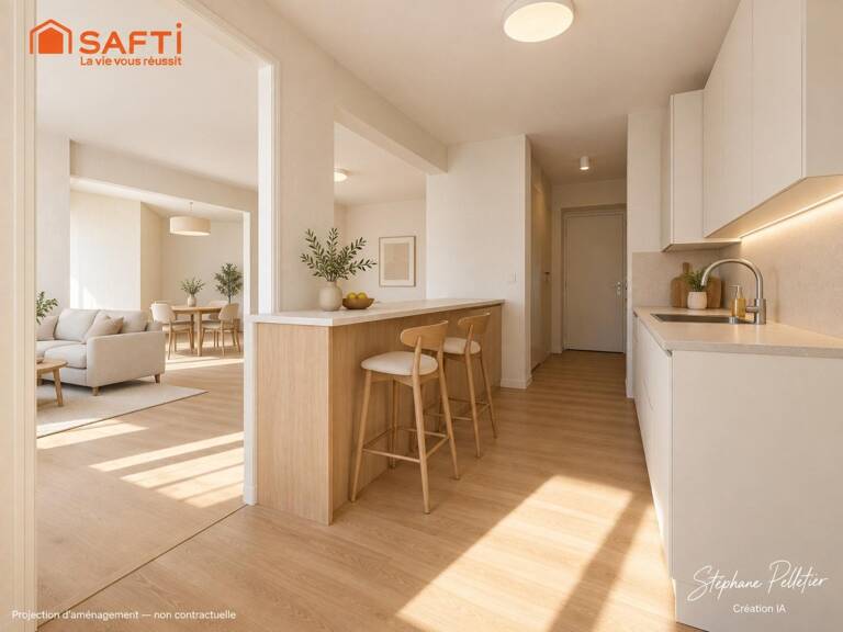RENNES  LA BELLANGERAIS  T5 98 M² BALCON GARAGE — photo 1