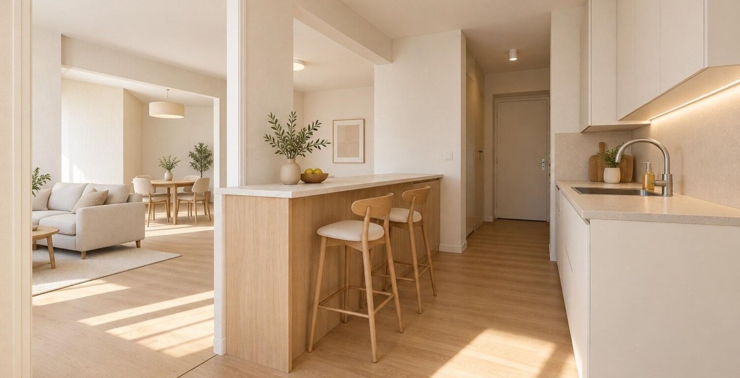 RENNES  LA BELLANGERAIS  T5 98 M² BALCON GARAGE — photo 1