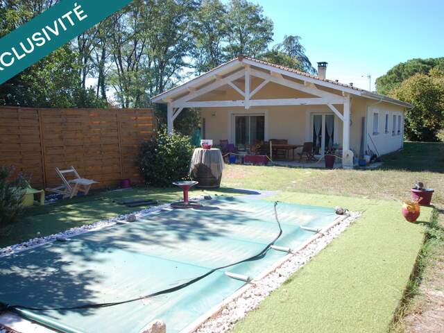 Maison contemporaine 137 m²  Terrain 2 700 m² avec piscine  Étauliers — photo du bien