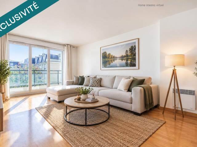 Appartement 3 pièces de 63 m²- au 2éme étage avec ascenseur- Balcon- parking et cave. — photo du bien