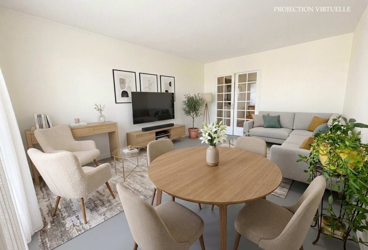 SAINT-GRATIEN  3 PIÈCES 64 m²  CALME ET PROCHE RER C — photo 1