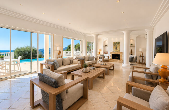 VILLA D'EXCEPTION DE 287 M² - VUE MER - PISCINE À DÉBORDEMENT — photo 3