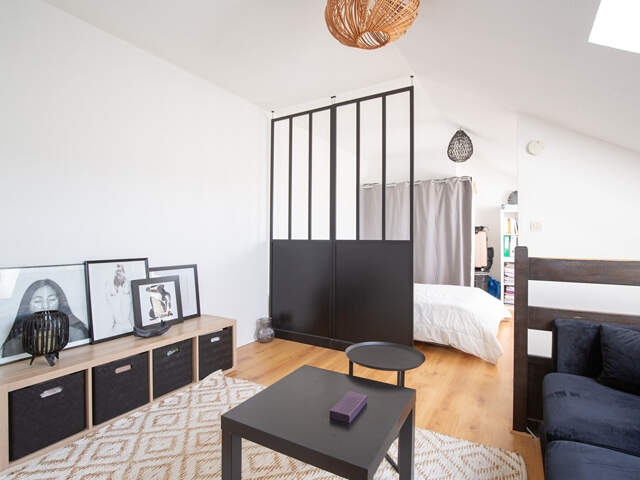 A VENDRE NANTES CITE DES CONGRES TYPE 2 EN DUPLEX AVEC PARKING ET LOCATAIRE EN PLACE — photo du bien