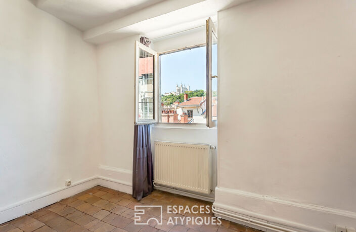 Dernier étage de caractère avec balcon et vue Fourvière — photo 5