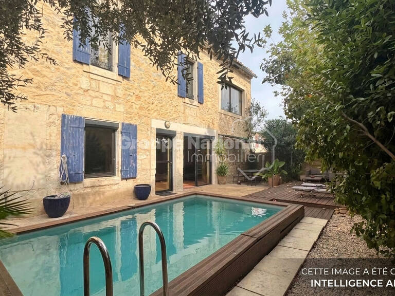 Mas en pierre avec piscine - Jonquières-Saint-Vincent — photo 1