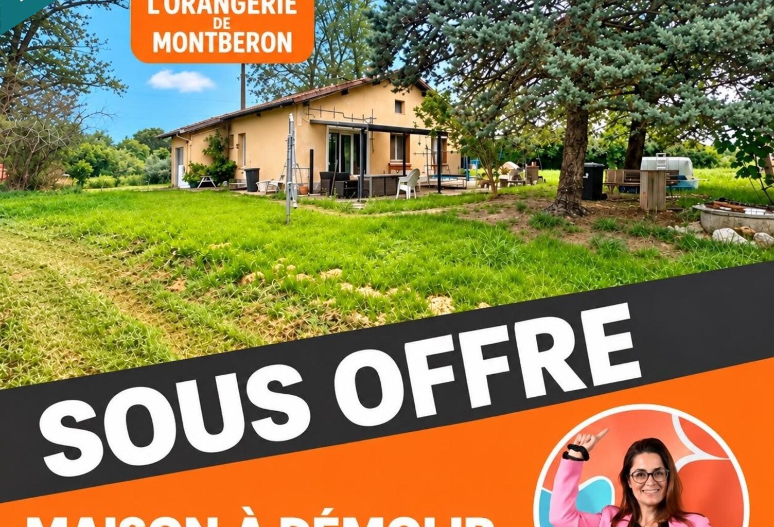 Terrain à bâtir 1676m² avec maison à démolir - terrain divisible — photo 1