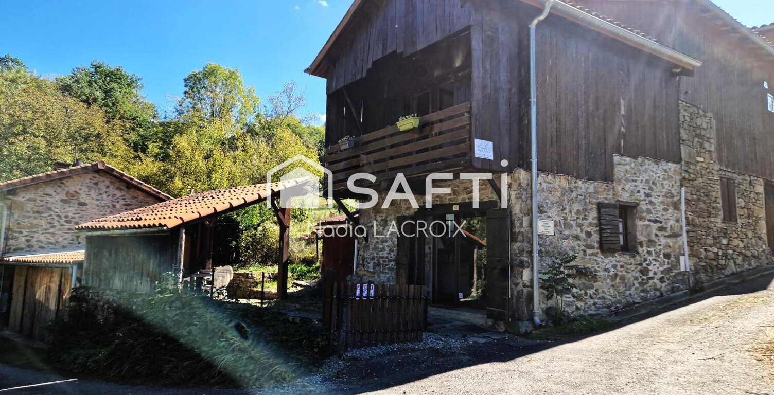 Maison (Gîte) de 31m², vendue meublée, cours et abri. — photo 1