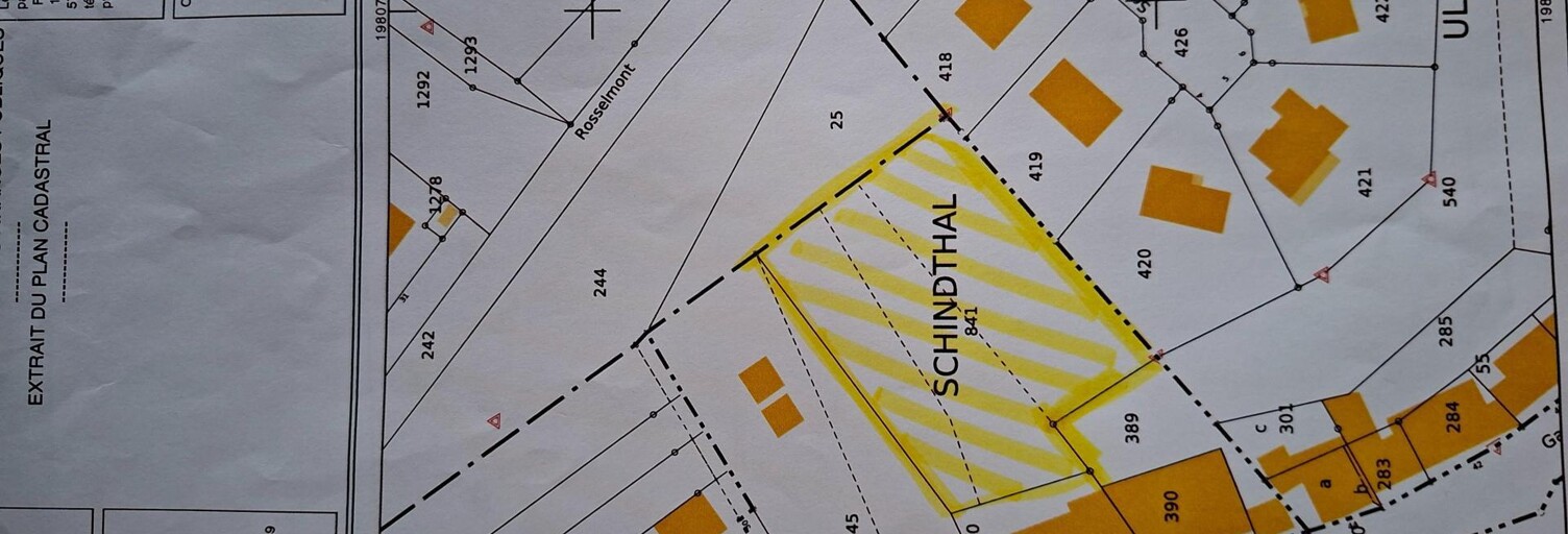 Terrain  1500 m² à vendre à Petite-Rosselle (57540)