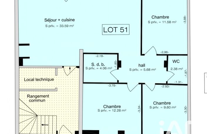 Vente Appartement 4 pièces — photo 4