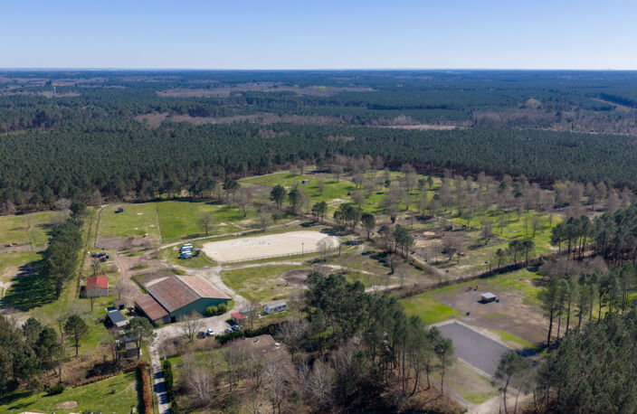 À 20 minutes de Lacanau, sur plus de 10 hectares, écurie de — photo 2