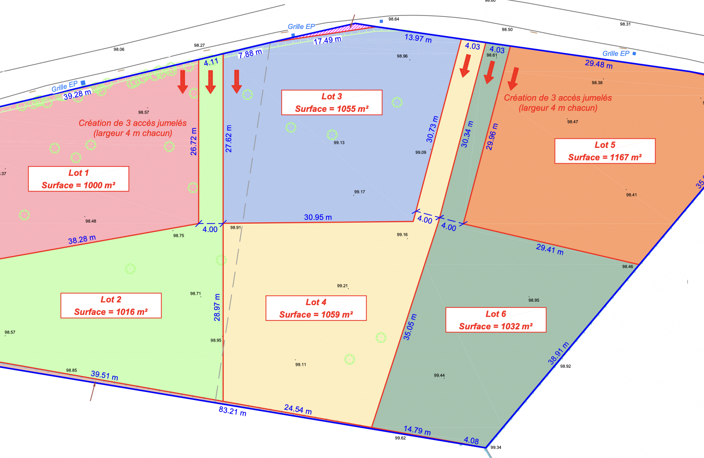 Vente Terrain à bâtir 1 055 m&sup2; — photo 4