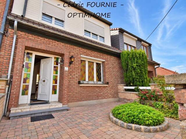 WAMBRECHIES (59)  – MAISON A VENDRE : 5 PIÈCES – 3 CHAMBRES – JARDIN – TERRASSE – VÉRANDA – GARAGE — photo du bien