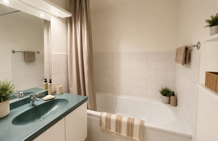 T2 35,32 m² – 8ᵉ étage – Parking – Vendu loué – Les Jardins du Prieuré — photo 2
