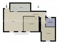 3 PIÈCES 53 m² à ALESIA au DERNIER ÉTAGE — photo 2