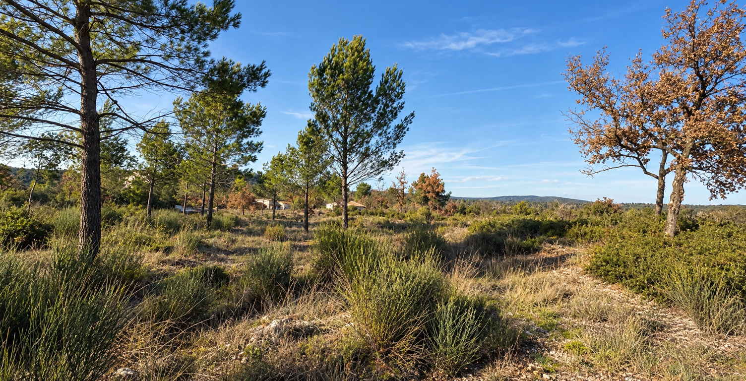 Vente terrain à construire 2400 m² Saint-Maximin-la-Sainte-Baume (83470) — photo 1