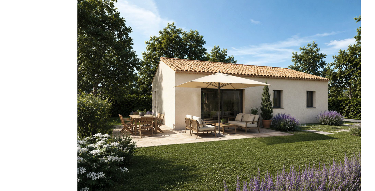 Vente maison à construire 80 m² Régusse (83630) — photo 1