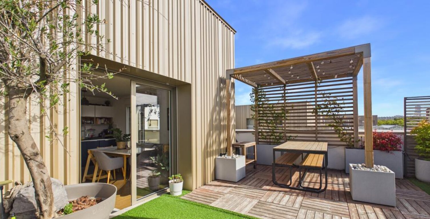 Superbe duplex esprit « maison sur le toit  » 96 m² + 70 m² de terrasses plein Sud en vente à Asnières-sur-Seine (92600) — photo 1