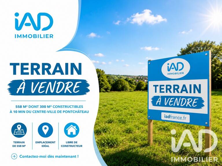 Vente Terrain à bâtir 558 m&sup2; — photo 1