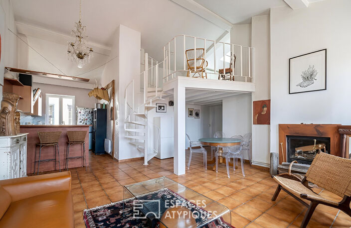 Duplex en dernier étage avec vue Fourvière — photo 5
