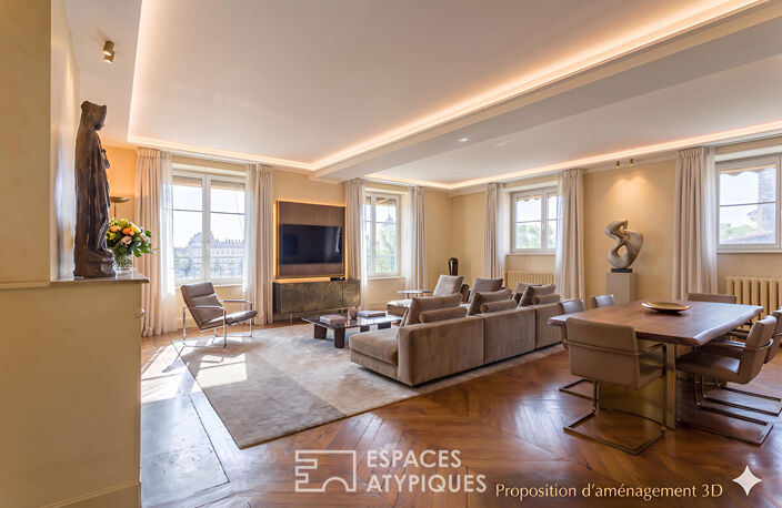 Appartement bourgeois en dernier étage avec vue dégagée — photo 3