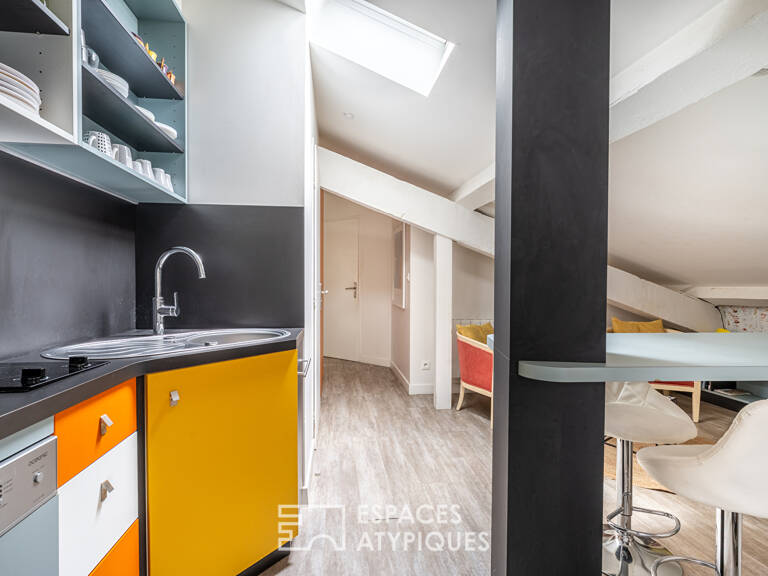 Très bel appartement en dernier étage au coeur des pentes de la Croix-Rousse — photo 1