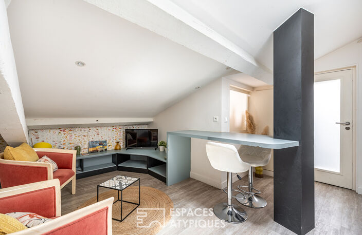 Très bel appartement en dernier étage au coeur des pentes de la Croix-Rousse — photo 2