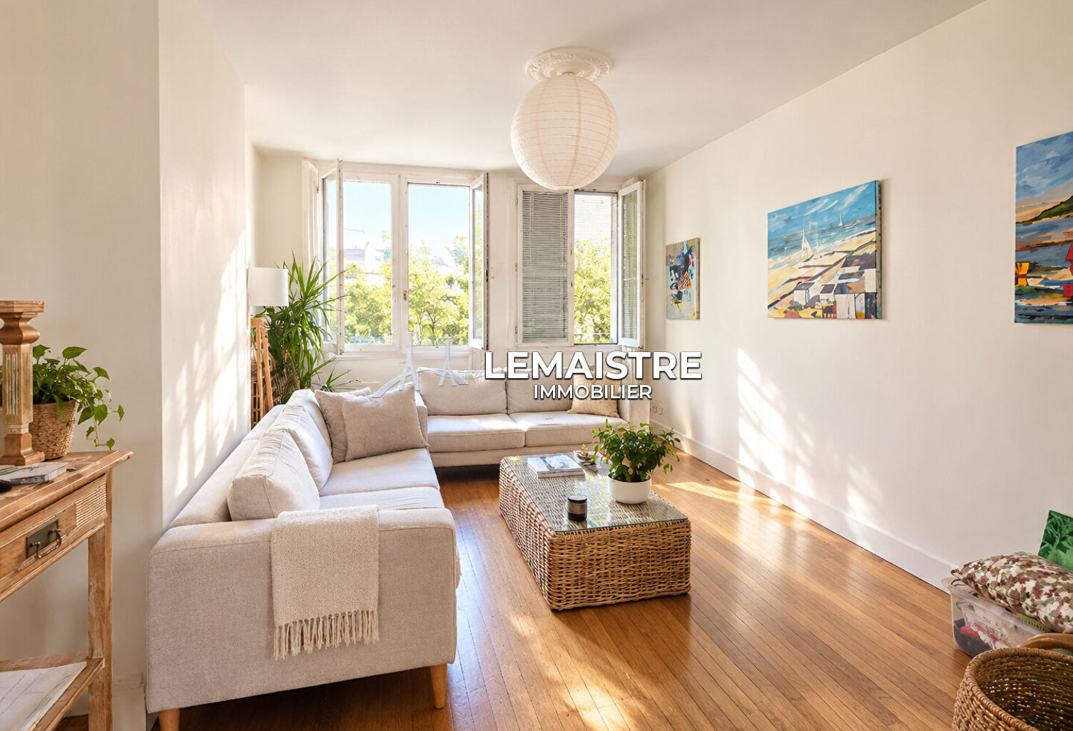 APPARTEMENT 97 M²  3 CHAMBRES  EXPOSITION OUEST  CAVE — photo 1