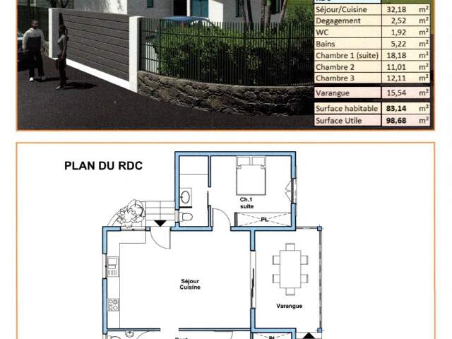 Vente Maison traditionnelle 5 pièces — photo du bien