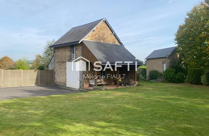 Maison de bourg, en pierre, 192 m², 5 chs, terrain 1469 m², Cerisy Belle Etoile — photo 3