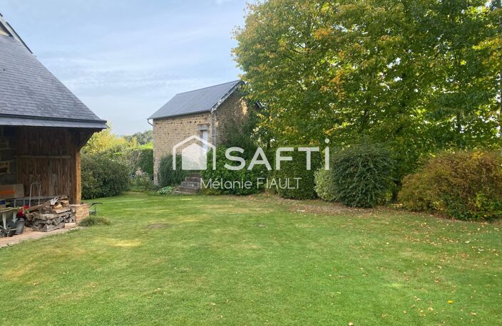 Maison de bourg, en pierre, 192 m², 5 chs, terrain 1469 m², Cerisy Belle Etoile — photo 4
