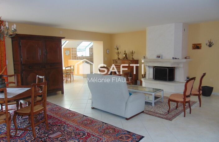 Maison de bourg, en pierre, 192 m², 5 chs, terrain 1469 m², Cerisy Belle Etoile — photo 5