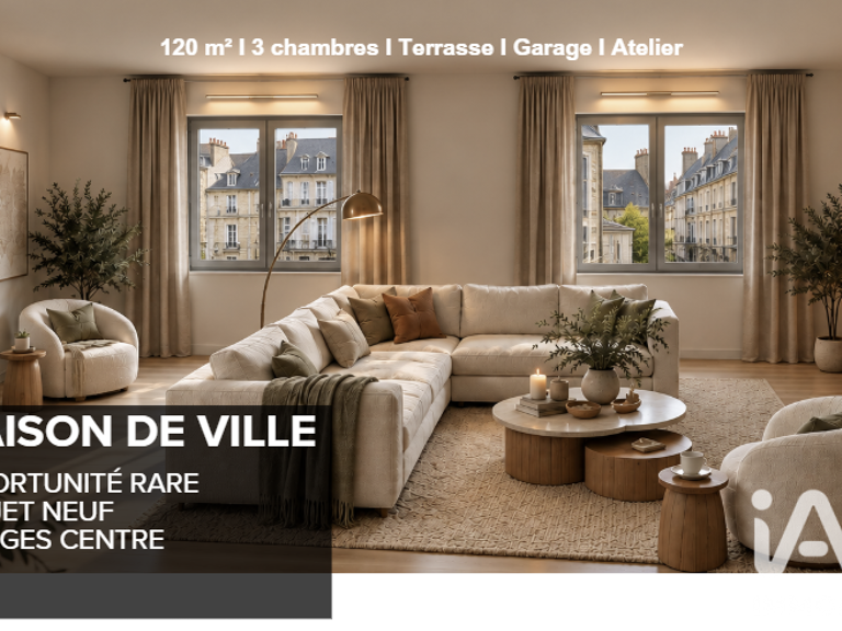 Vente Maison de ville 4 pièces — photo 1