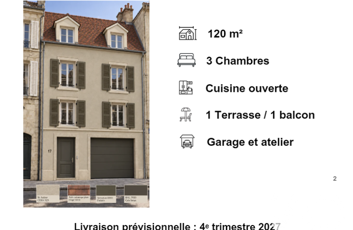 Vente Maison de ville 4 pièces — photo 4
