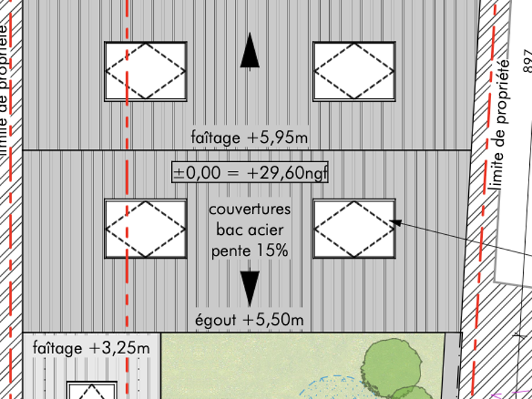 Vente Terrain à bâtir 104 m&sup2; — photo 1