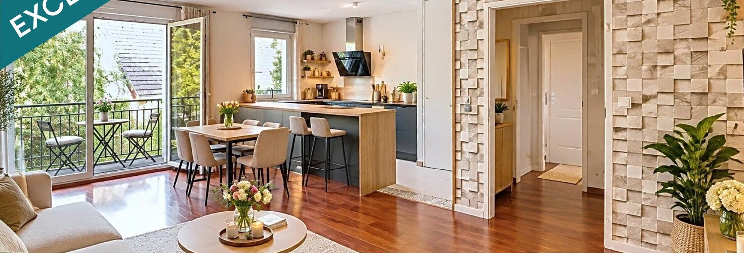 Appartement 2 Pièces 49 m² à vendre à Brie-Comte-Robert (77170)