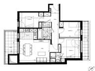 4 Pièces 4P 77 m2 Sud 14m2 extérieur 1 PK — photo 4