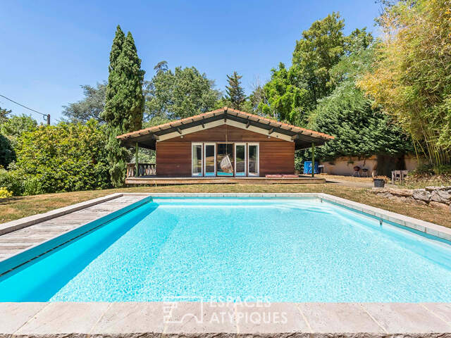 Maison chalet sur les hauteurs de Limonest, avec piscine — photo du bien