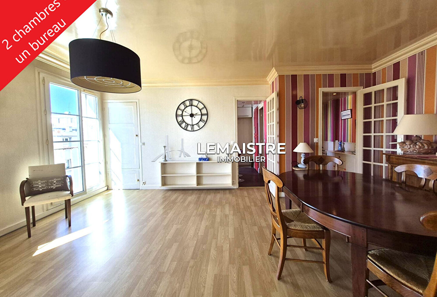 Appartement à vendre - Le Havre - Graville - 80 m² - 2 chambres + bureau - Cave Le Havre - Graville — photo 1