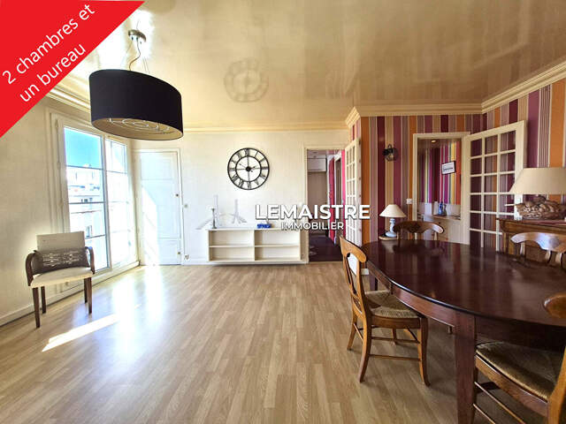 Appartement à vendre - Le Havre - Graville - 80 m² - 2 chambres + bureau - Cave Le Havre - Graville — photo du bien