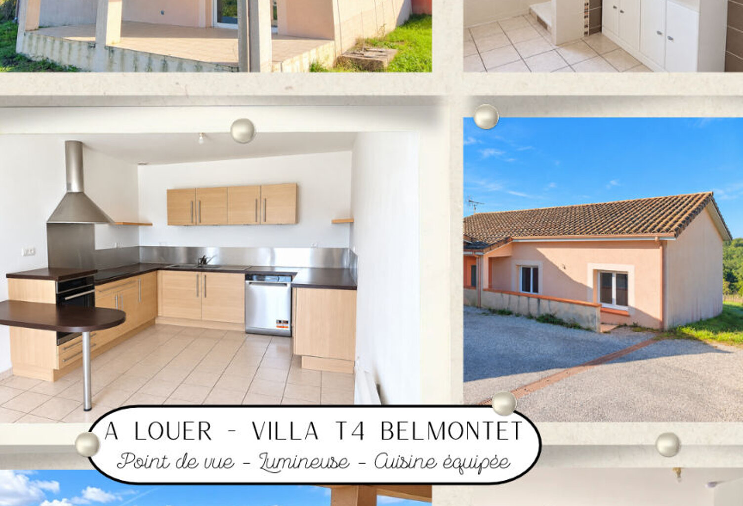 Maison La Salvetat Belmontet   4 piece(s)   95 m2 — photo 1