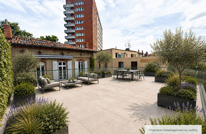 TOULOUSE - LES CHALETS - IMMEUBLE DE 242,10 M²  DE BUREAUX AVEC ROOFTOP. DE 93,40 M² — photo 3