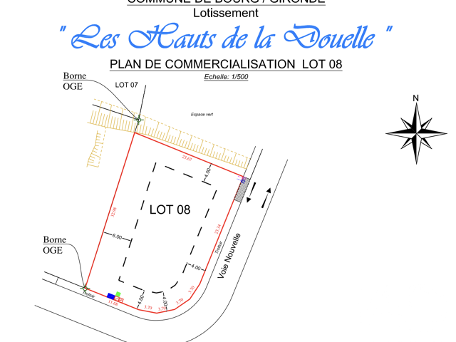 Vente Terrain à bâtir 715 m&sup2; — photo du bien