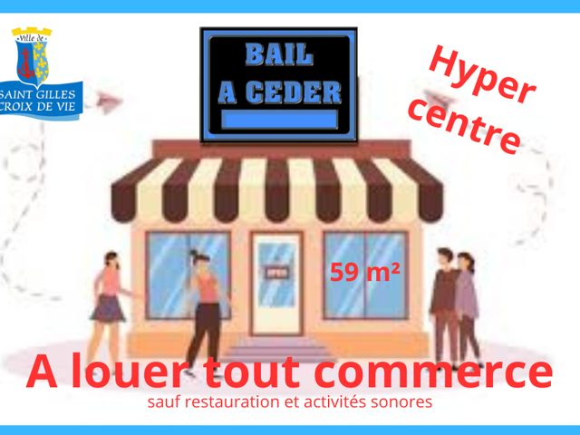Vente Local commercial 59 m&sup2; — photo du bien