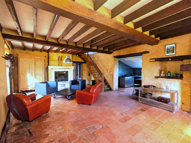 A VENDRE ETIVAL LES LE MANS - LONGERE DE CARACTERE AVEC DEPE — photo 1