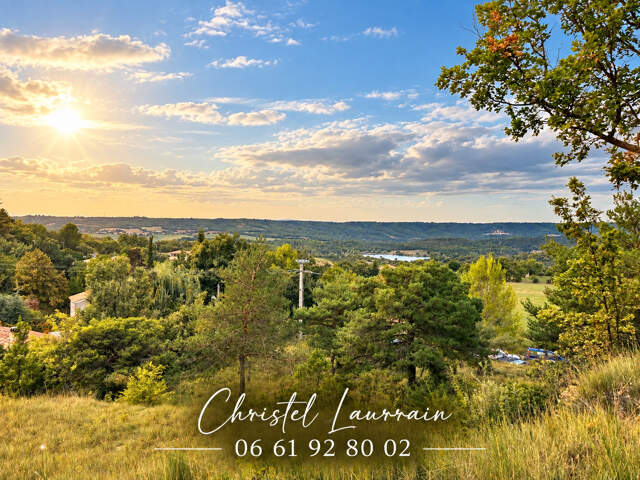 TERRAIN À BÂTIR DE 1 573 M2   PERMIS ACCORDÉ   VUE EXCEPTION — photo du bien
