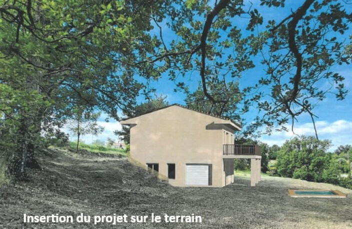 TERRAIN À BÂTIR DE 1 573 M2   PERMIS ACCORDÉ   VUE EXCEPTION — photo 2