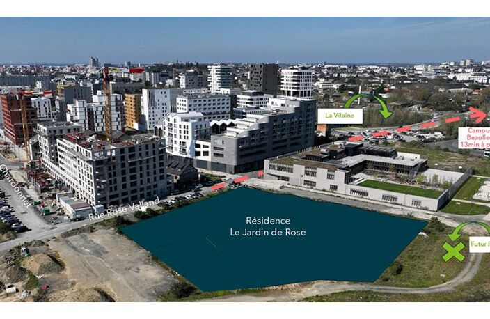 Découvrez Le jardin de Rose à Rennes Baud Chardonnet - Appartements en BRS — photo 4